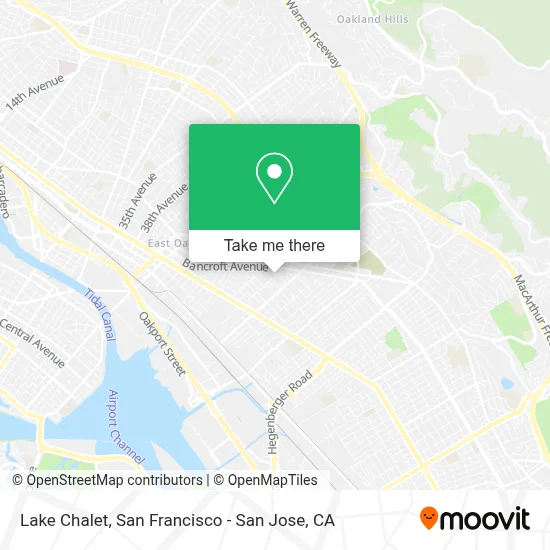 Lake Chalet map