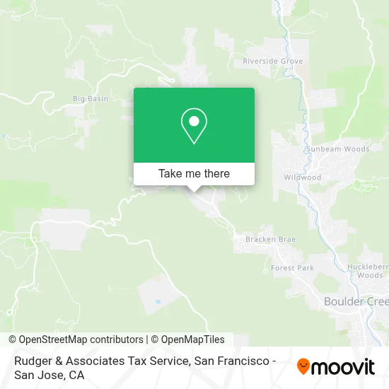 Rudger & Associates Tax Service map