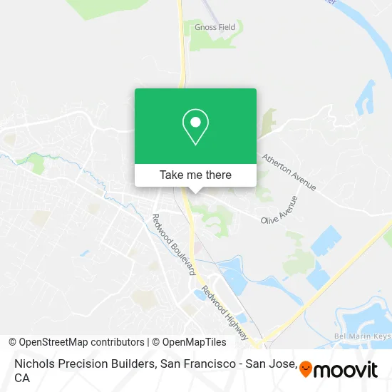 Nichols Precision Builders map