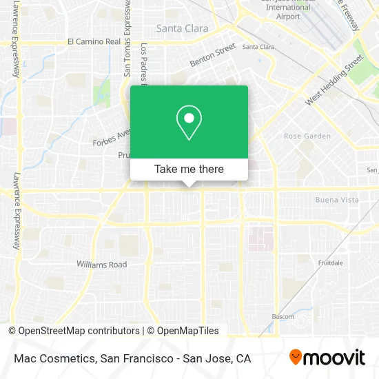 Mac Cosmetics map