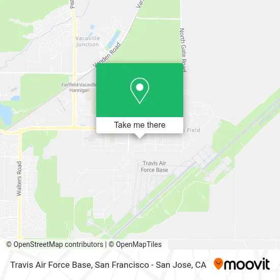 Travis Air Force Base map