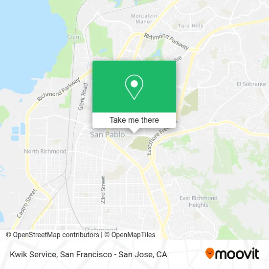 Kwik Service map