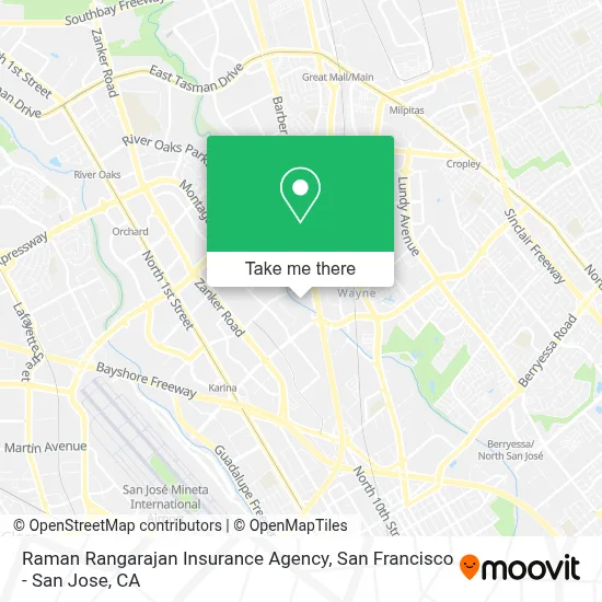 Raman Rangarajan Insurance Agency map