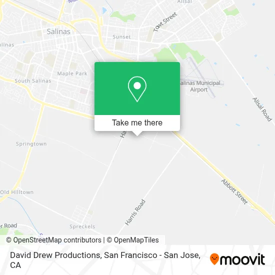 David Drew Productions map