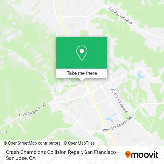Crash Champions Collision Repair map