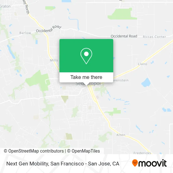 Next Gen Mobility map
