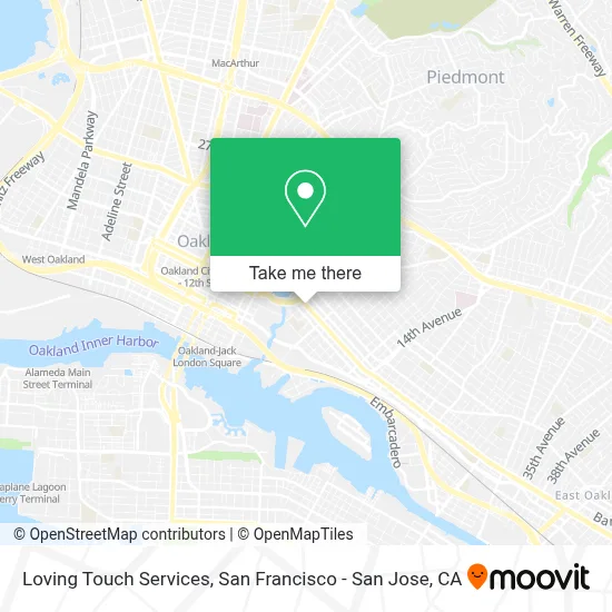 Loving Touch Services map