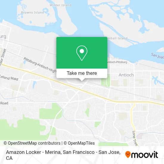 Amazon Locker - Merina map