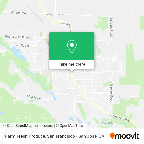 Farm Fresh Produce map