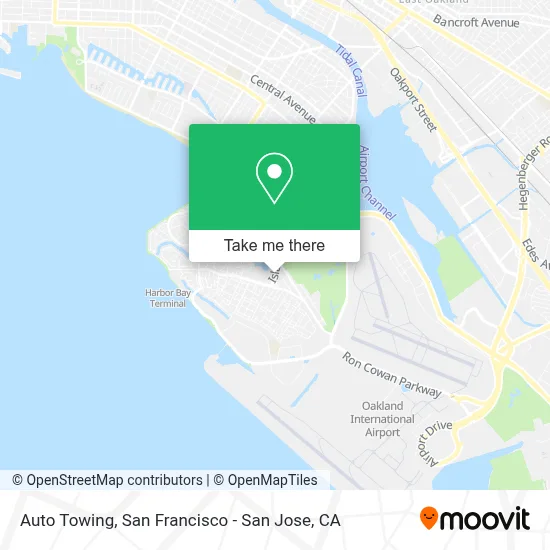 Auto Towing map