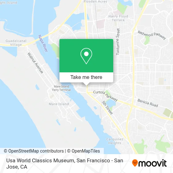 Usa World Classics Museum map