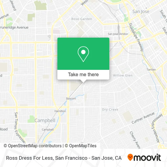 Ross Dress For Less map