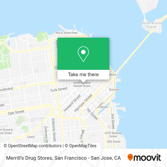Merrill's Drug Stores map