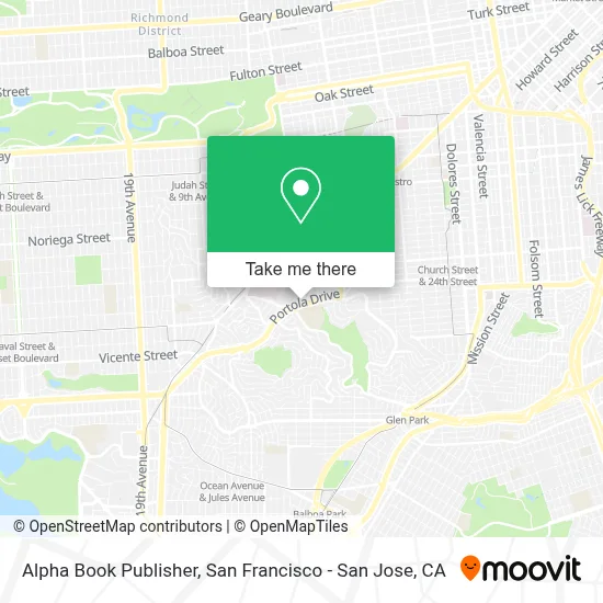 Alpha Book Publisher map