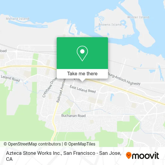 Azteca Stone Works Inc. map