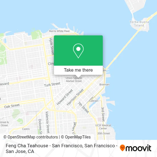 Feng Cha Teahouse - San Francisco map