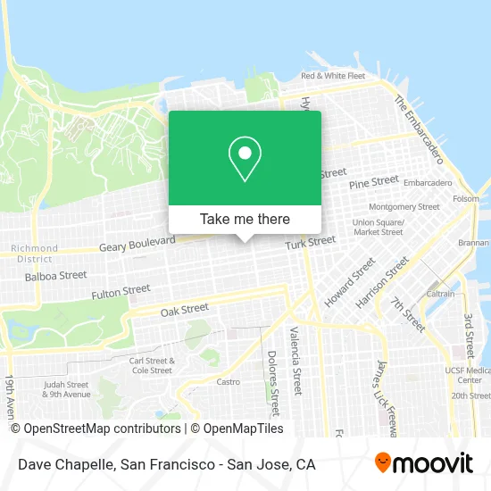 Dave Chapelle map