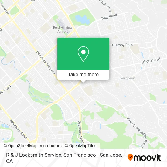R & J Locksmith Service map
