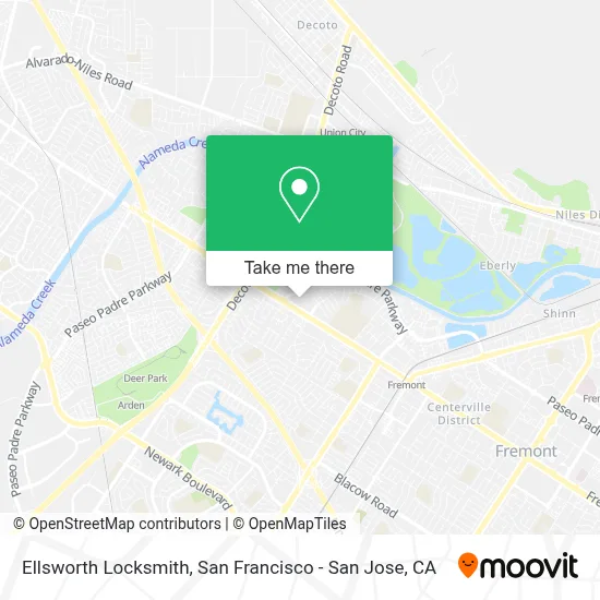 Ellsworth Locksmith map