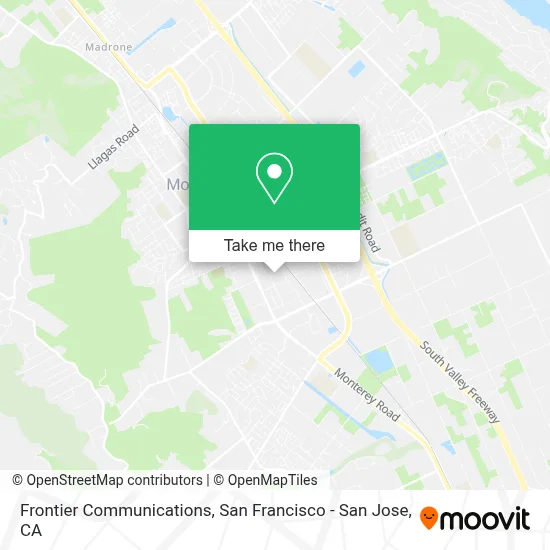 Frontier Communications map