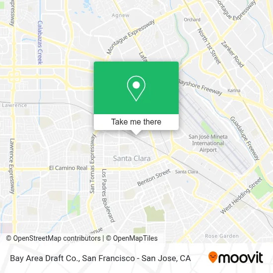 Bay Area Draft Co. map