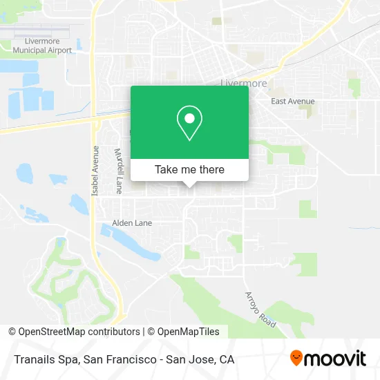 Tranails Spa map