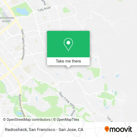 Radioshack map