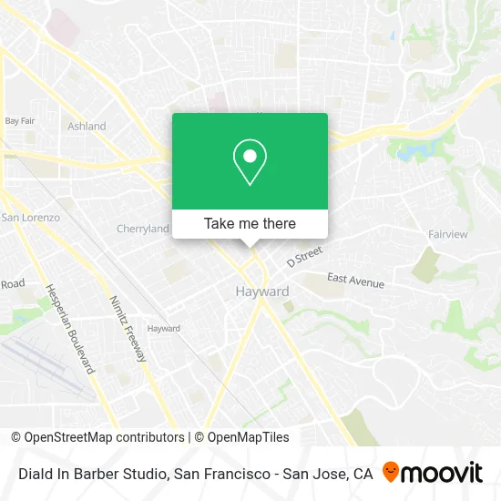 Diald In Barber Studio map