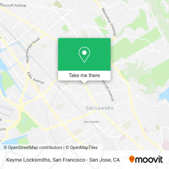 Keyme Locksmiths map