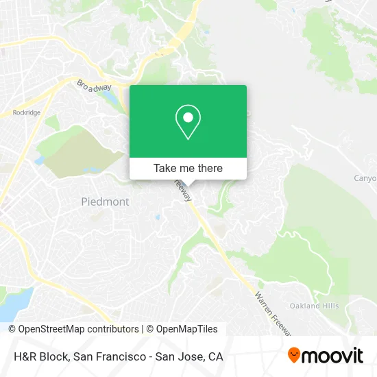 H&R Block map