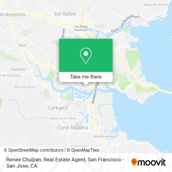 Renee Chuljian, Real Estate Agent map