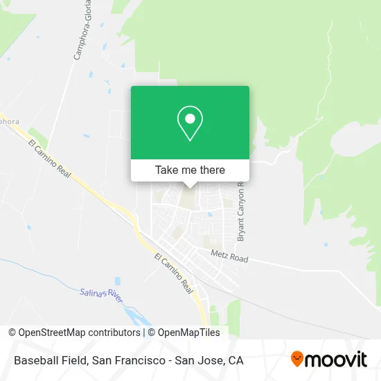 Baseball Field map