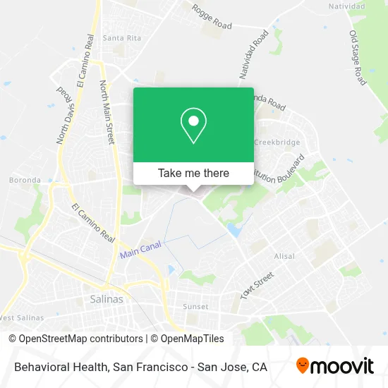 Behavioral Health map