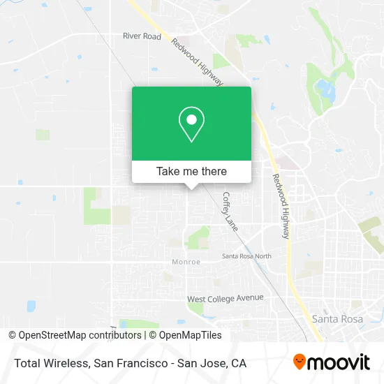 Total Wireless map