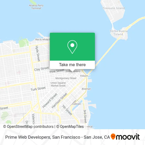 Prime Web Developers map