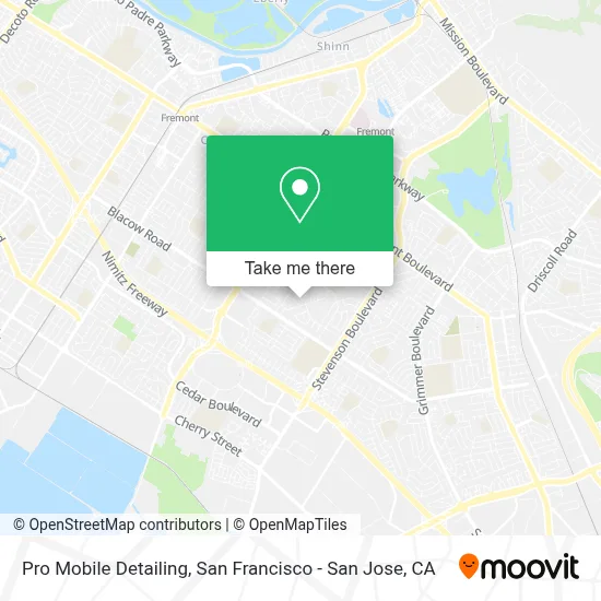 Pro Mobile Detailing map