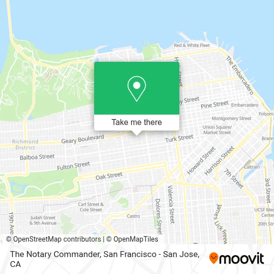 The Notary Commander map