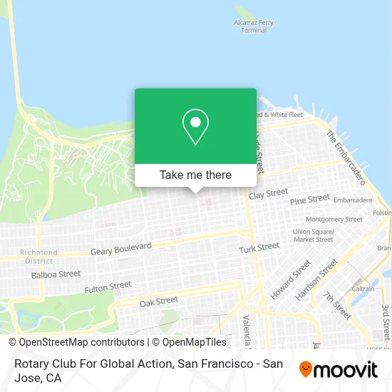 Rotary Club For Global Action map