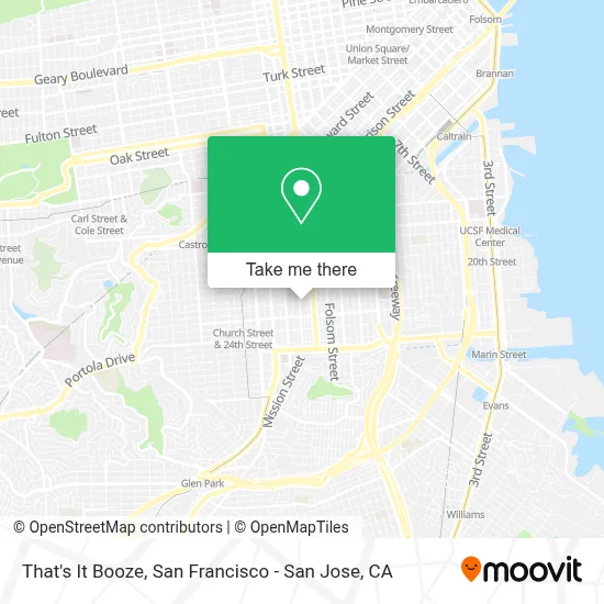 That's It Booze map
