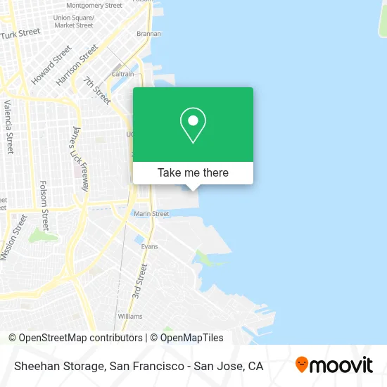Sheehan Storage map