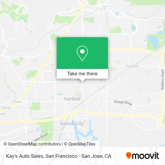 Kay's Auto Sales map