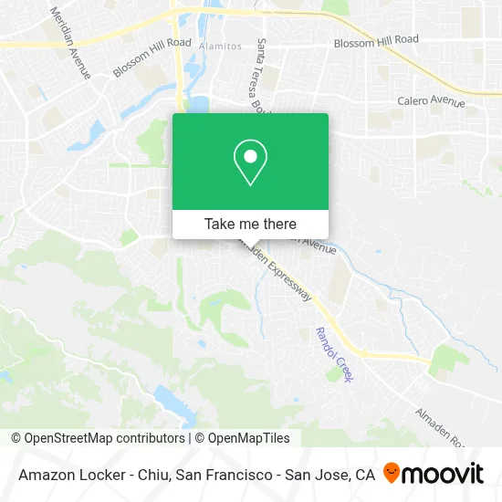 Amazon Locker - Chiu map