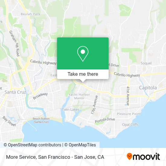 More Service map