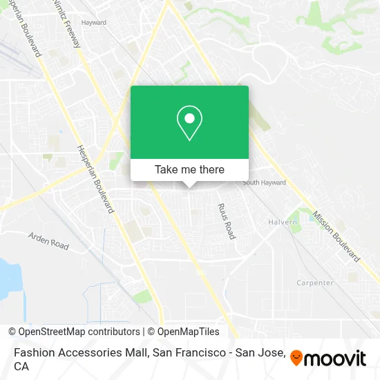 Fashion Accessories Mall map