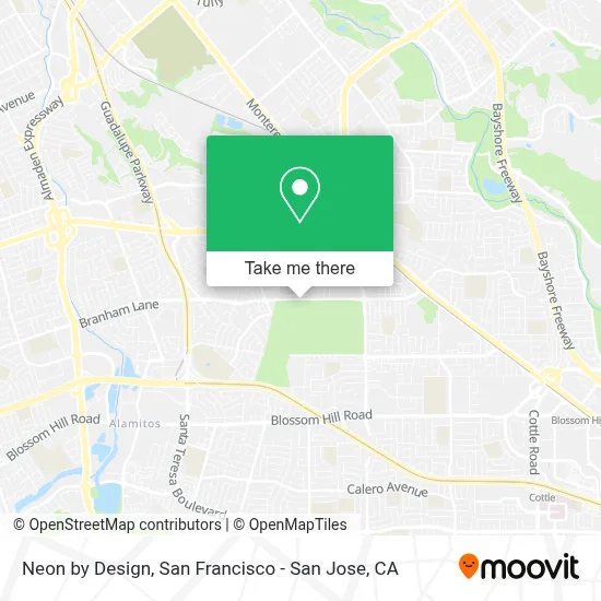 Neon by Design map