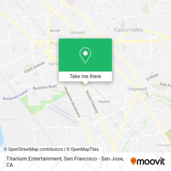 Titanium Entertainment map