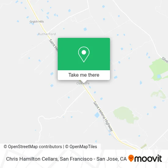 Chris Hamilton Cellars map