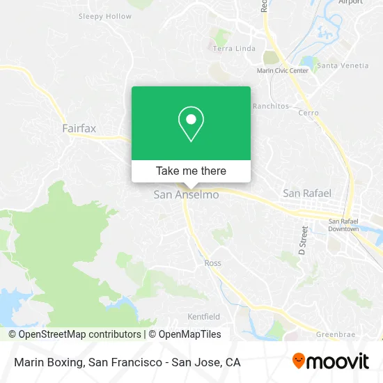 Marin Boxing map