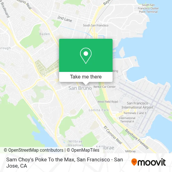 Sam Choy's Poke To the Max map