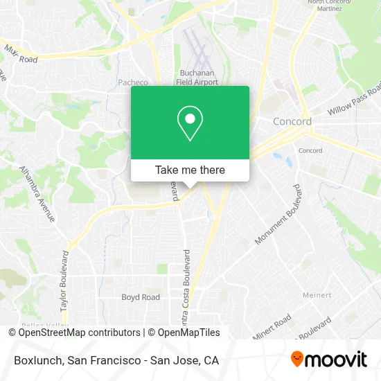 Boxlunch map